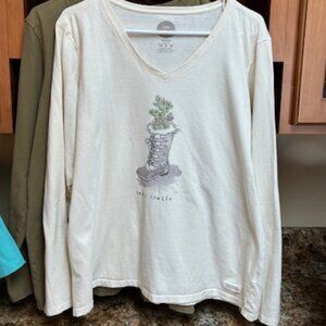 2 Life is Good Tshirts, long sleeve